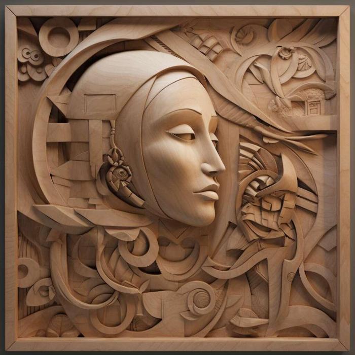 نموذج ثلاثي الأبعاد لآلة CNC 3D Art 